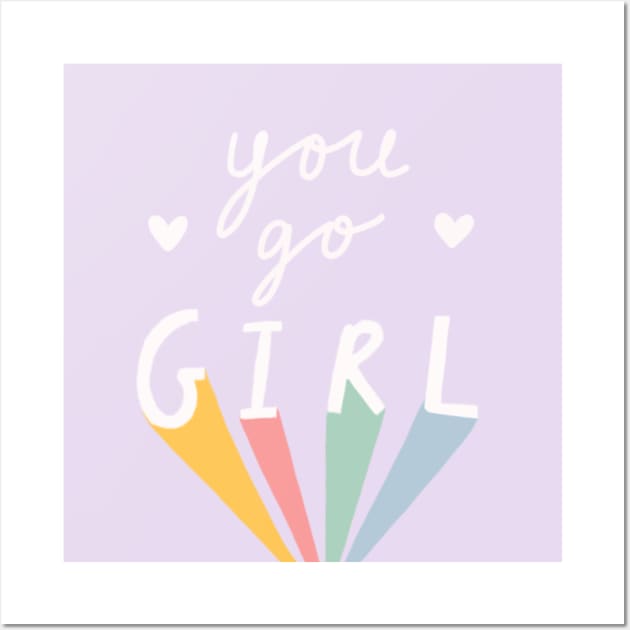 You Go Girl! Wall Art by Beth Illustrates